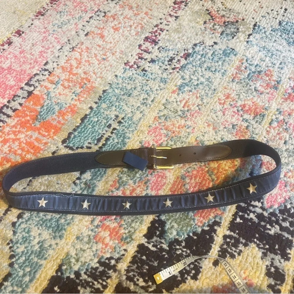 Vineyard vines Star Canvas Club Belt size 40
